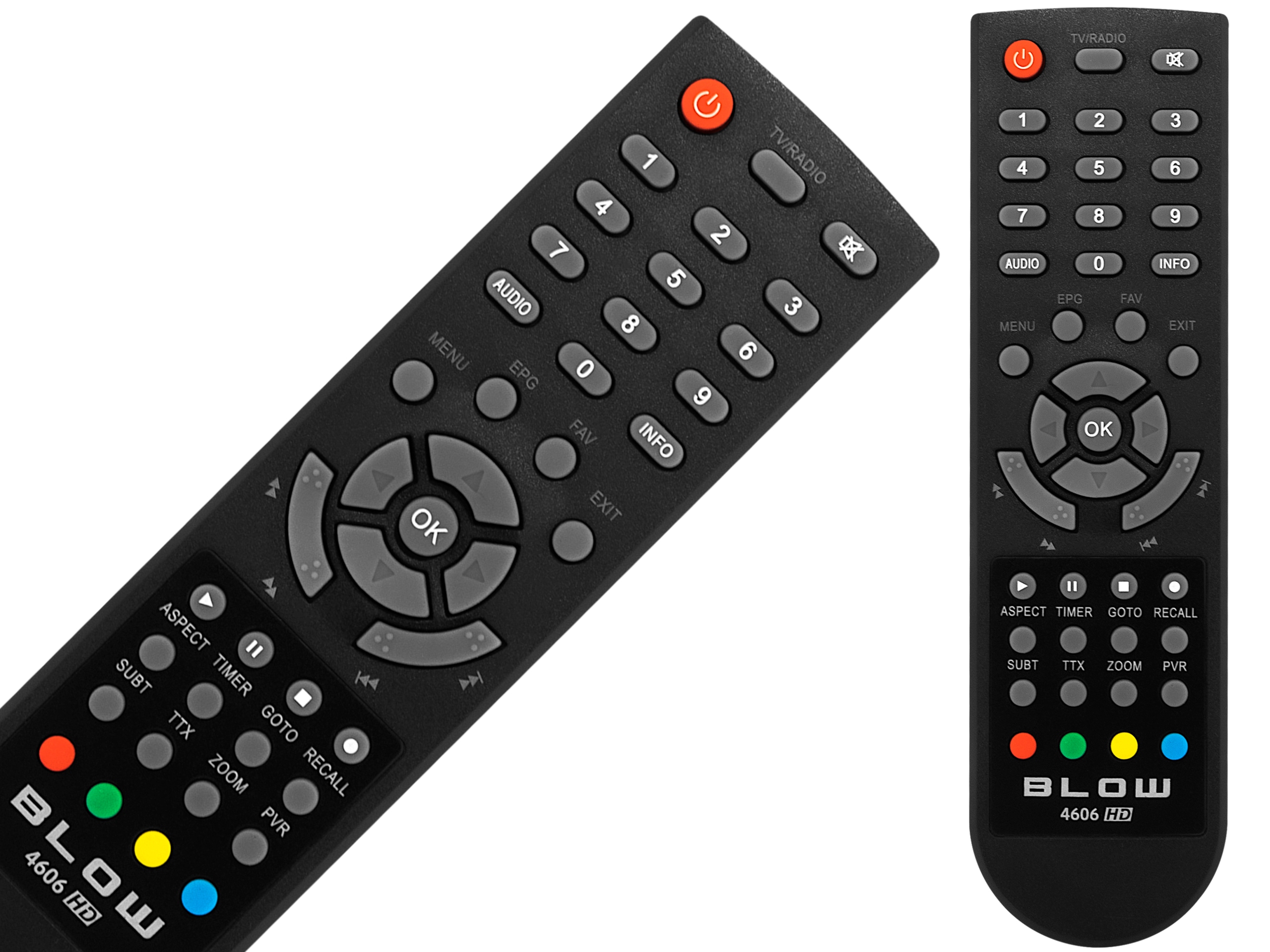 Pilot do tunera BLOW 4606HD DVB-T funkcjonalny EAN (GTIN) 5900804116882