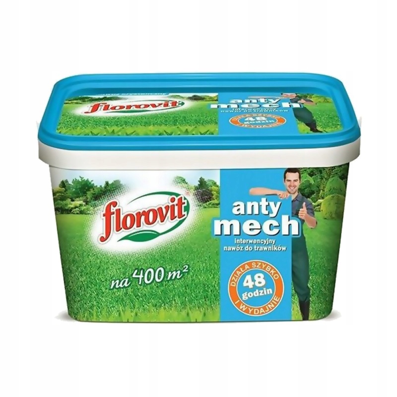 

Silny Nawóz do Trawnika na Mech Florovit 8KG