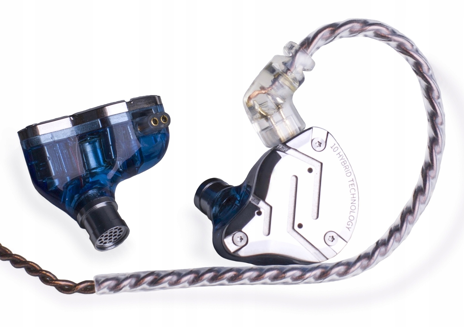 In-ear sluchátka pro monitory Kz ZS10 Pro armatura 2DD+8BA hybrid
