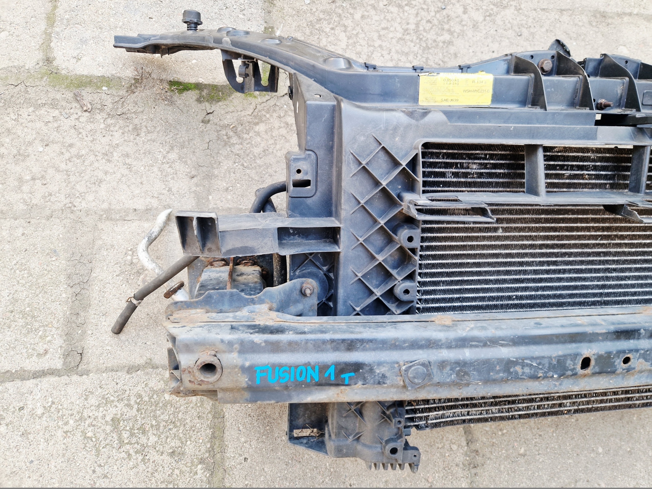 FORD FUSION MK1 1.4 TDCI support panel for radiators pillar radiator KOMPLET