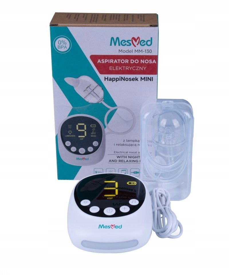 Mescomp Elektryczny aspirator do nosa MesMed HappiNosek Mini