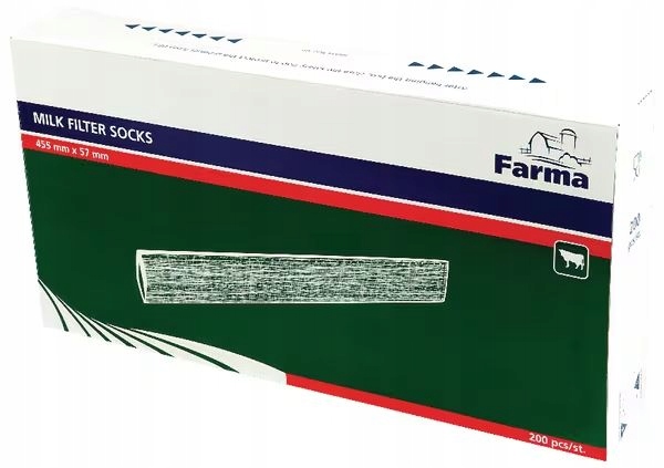 Filtr rurowy do mleka 455x57 mm op. 200 szt. Farma