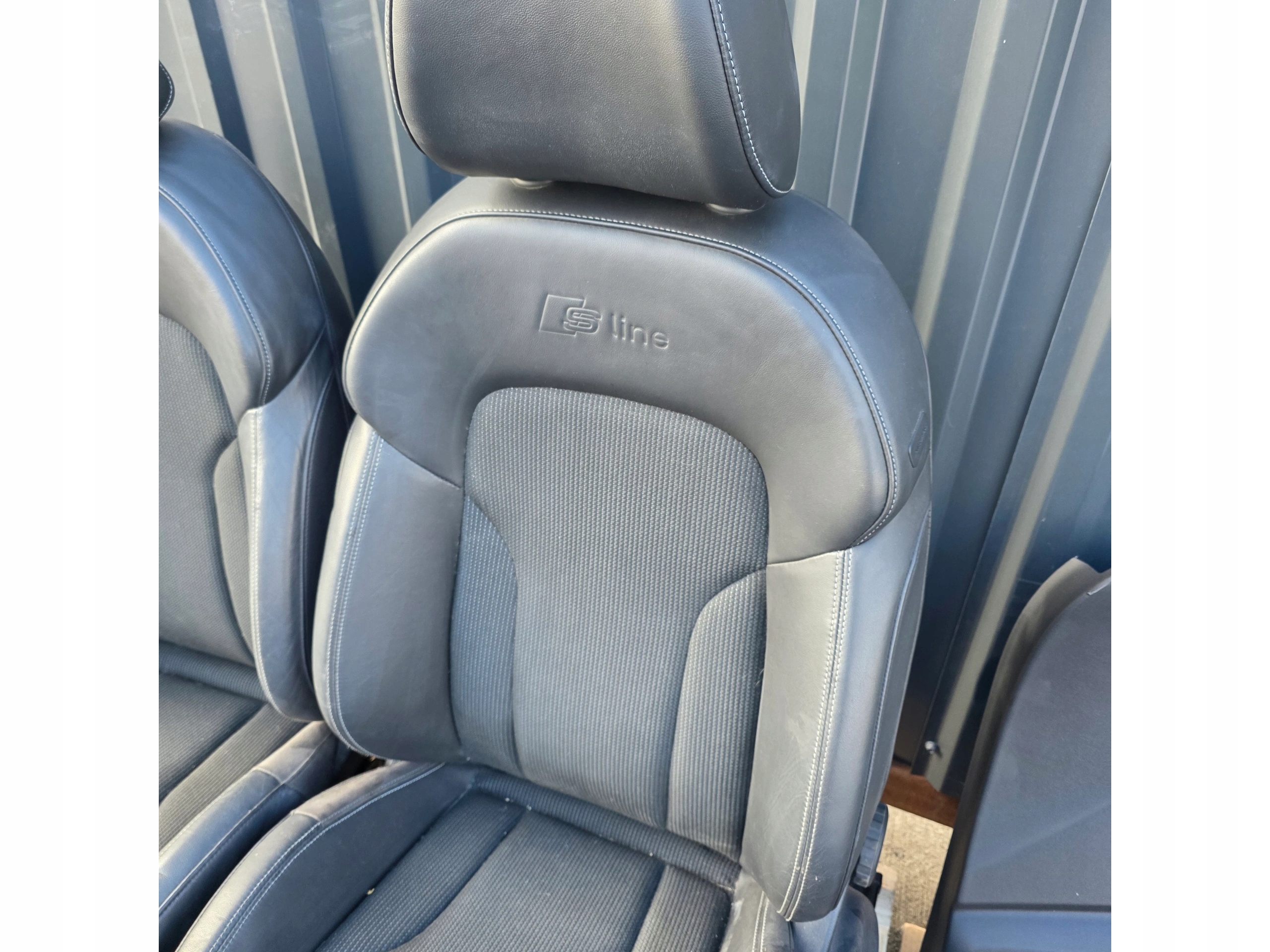 Sitz Sitze AUDI Q3 8U S LINE Leder + MATERIAL KOMPLET !!!
