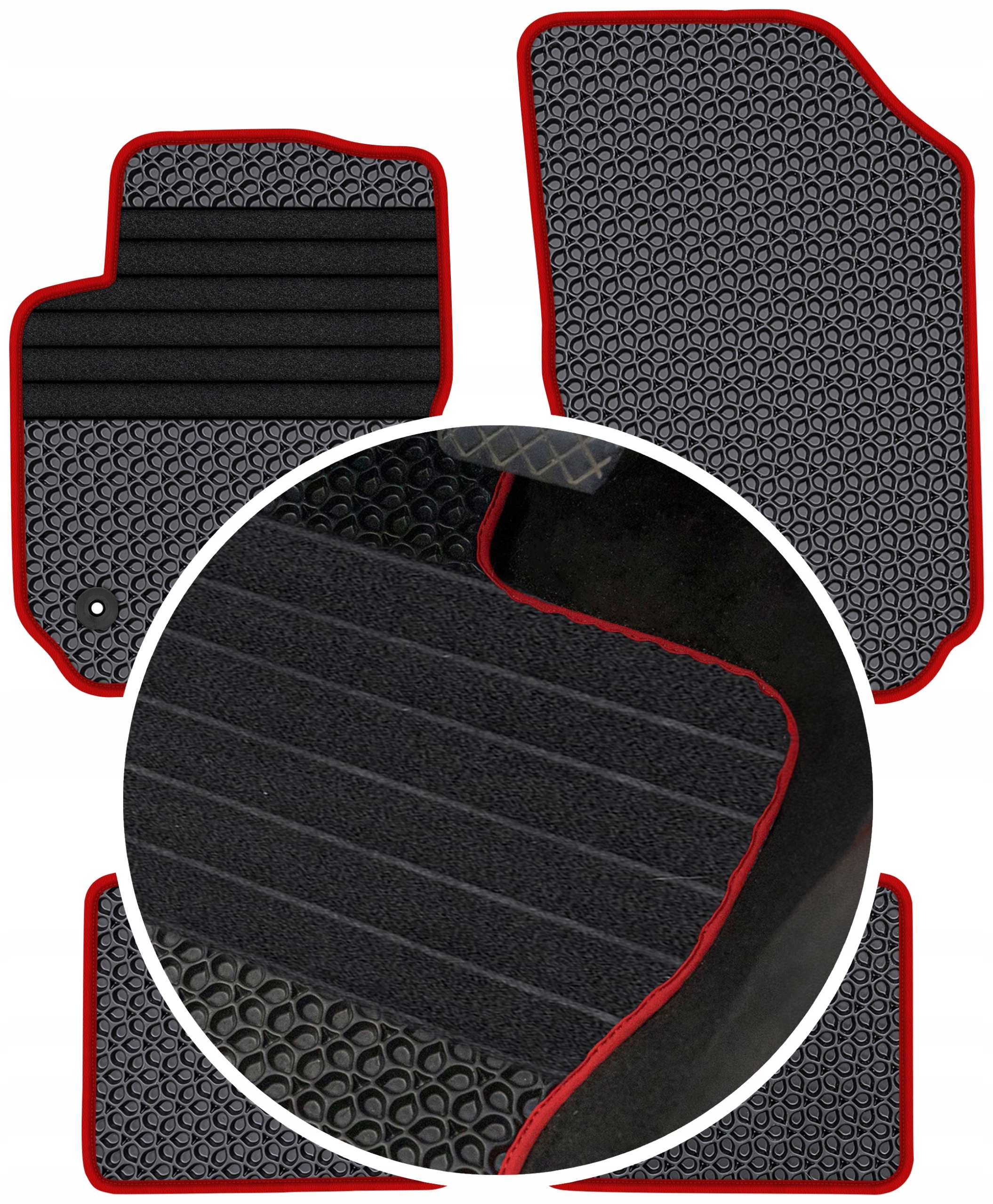 Citroen C4 Cactus 2014-2020 Gumové rohože Eva Eternity Posilnenie XXL
