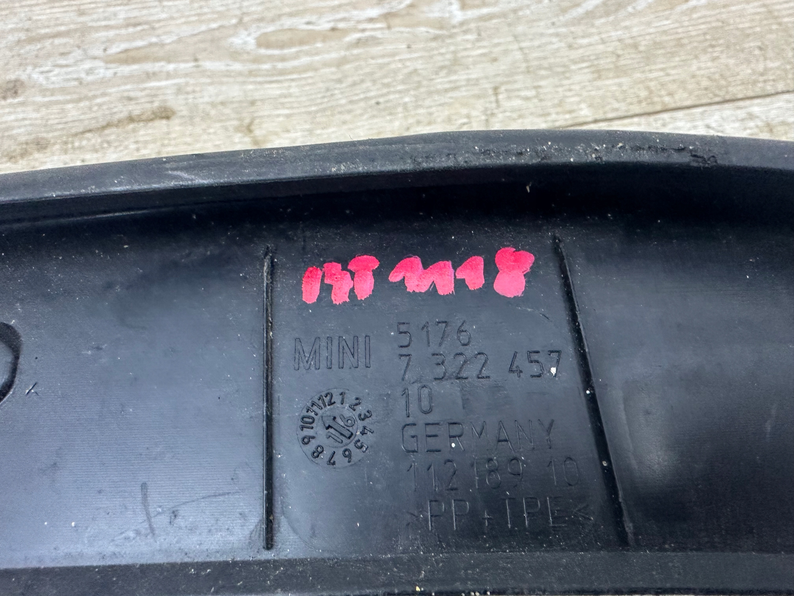 MINI COOPER F55 Blende Abdeckung Tür links 7322457