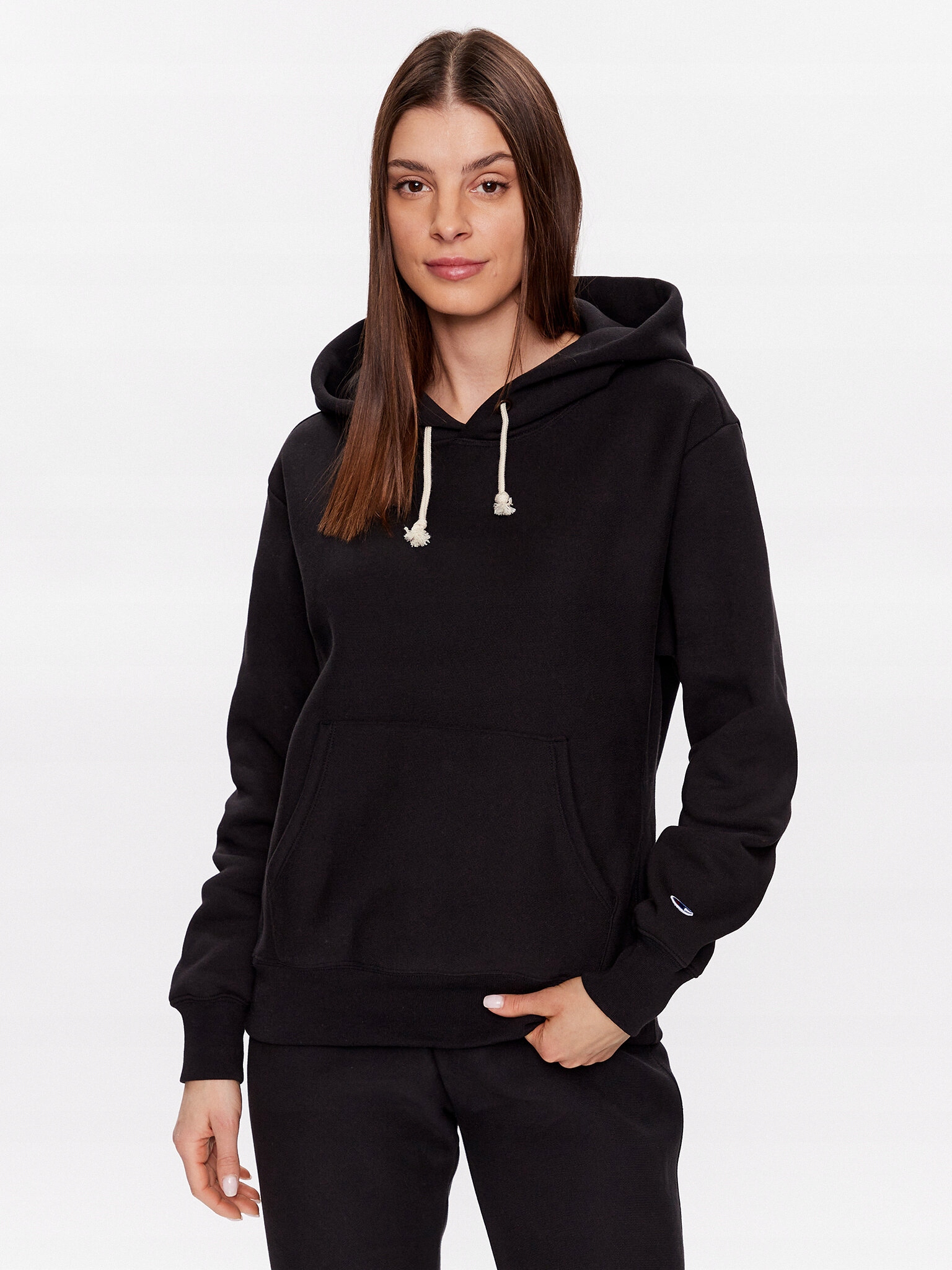 Champion Bluza 116234 Czarny Regular Fit