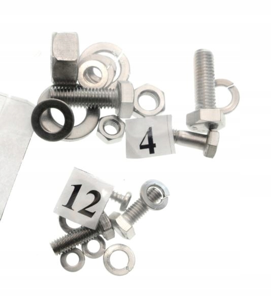 Sruby nierdzewne ramy podzielone Romet Chart Part number brak