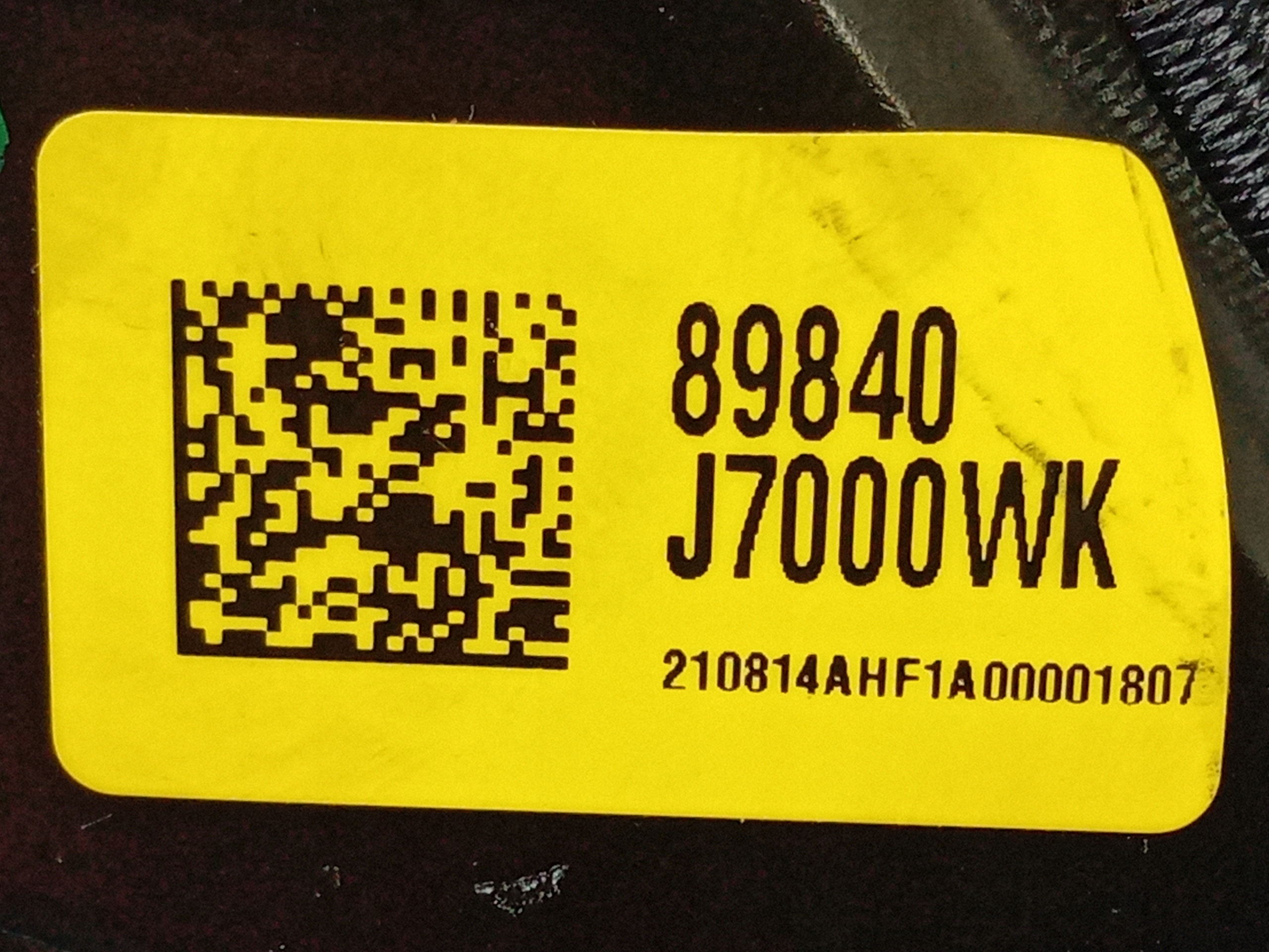 kia CEED III ремень безопасности 89840J7000