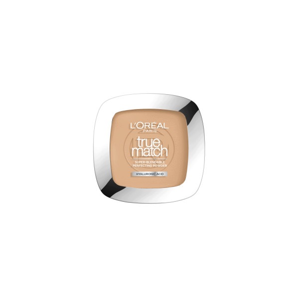 L'Oréal True Match pudr na obličej s kyselinou hyaluronovou 3D/3W Golden Beige