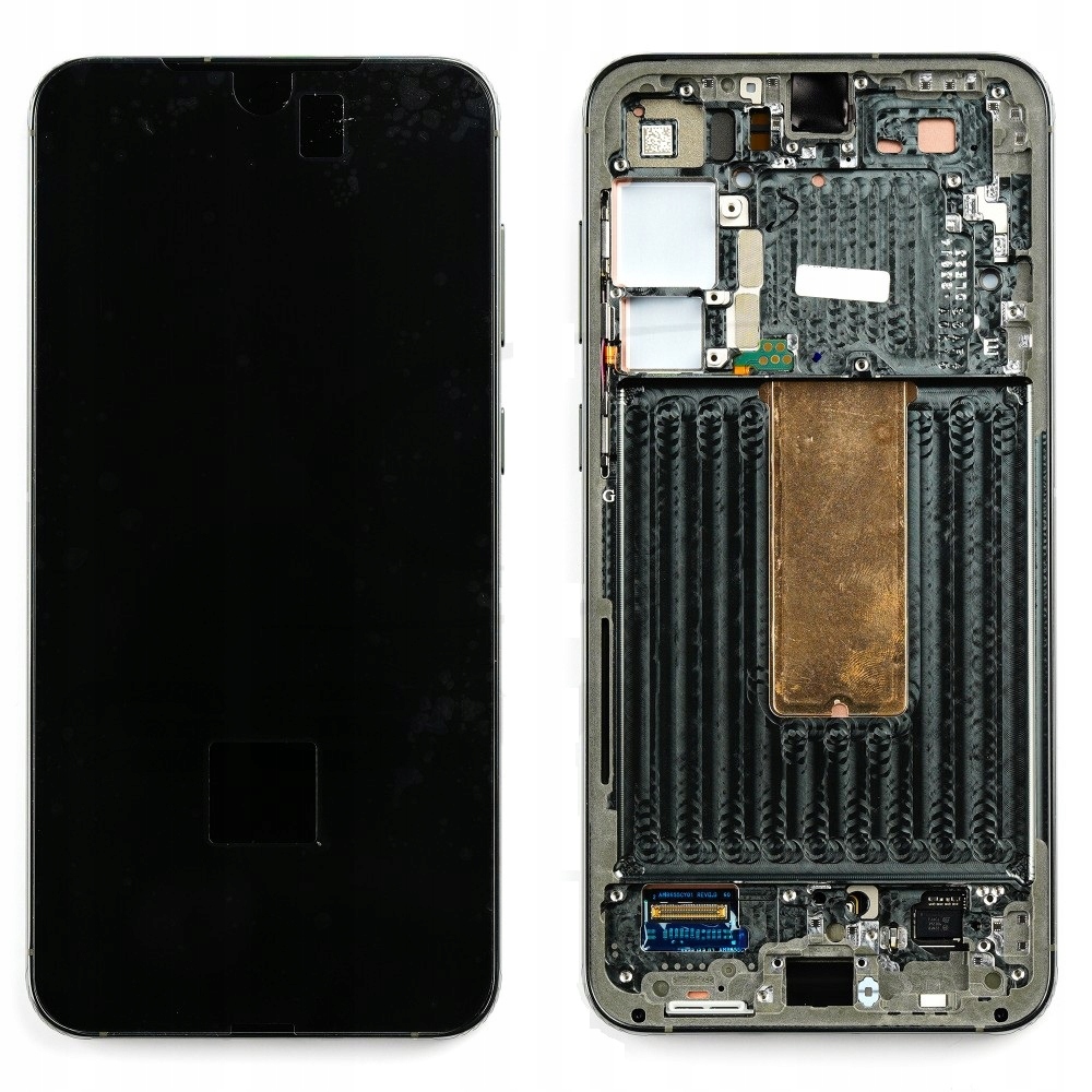 Nowy Ekran LCD Samsung S23 Plus SM-S916B S23+ Z Ramką Zielony