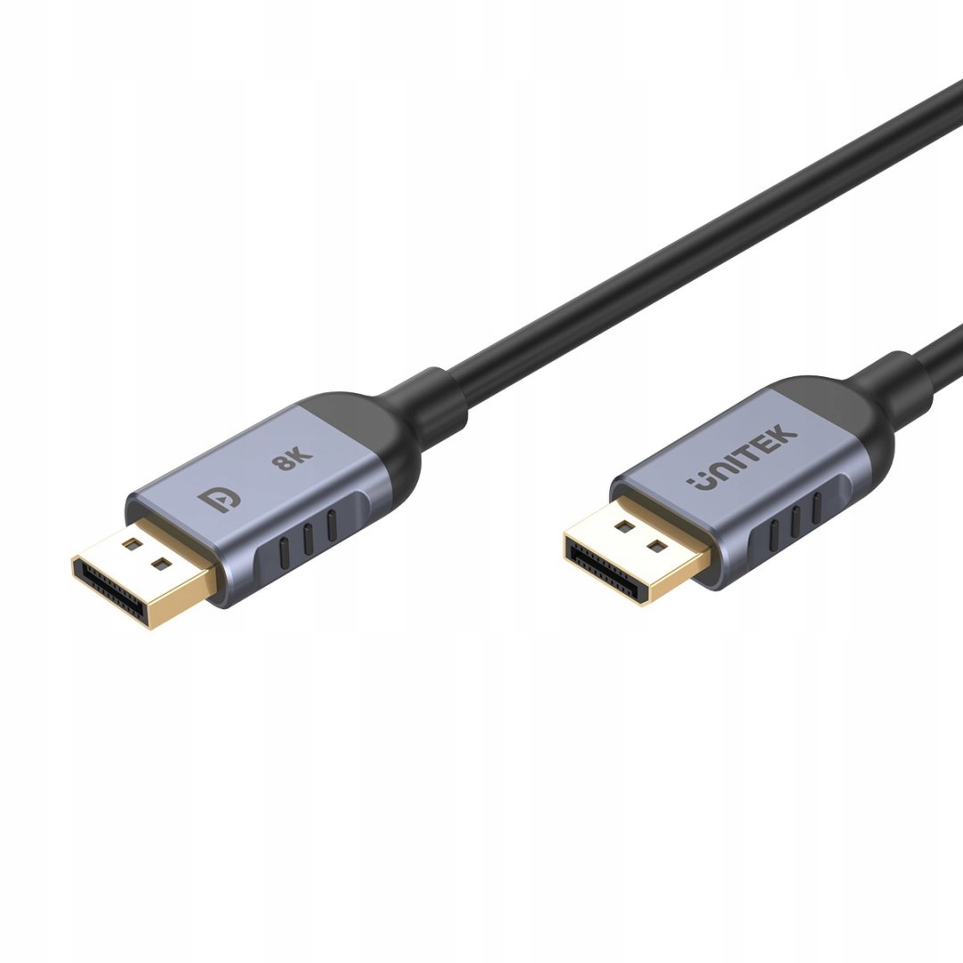 Unitek kabel DisplayPort 1.4 8k 60hz, 4k 240hz, Hdr, Hdcp 2.3, Dsc 1.2, 3m