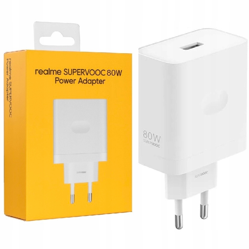 Ładowarka sieciowa Realme Supervooc Usb 80W Biały