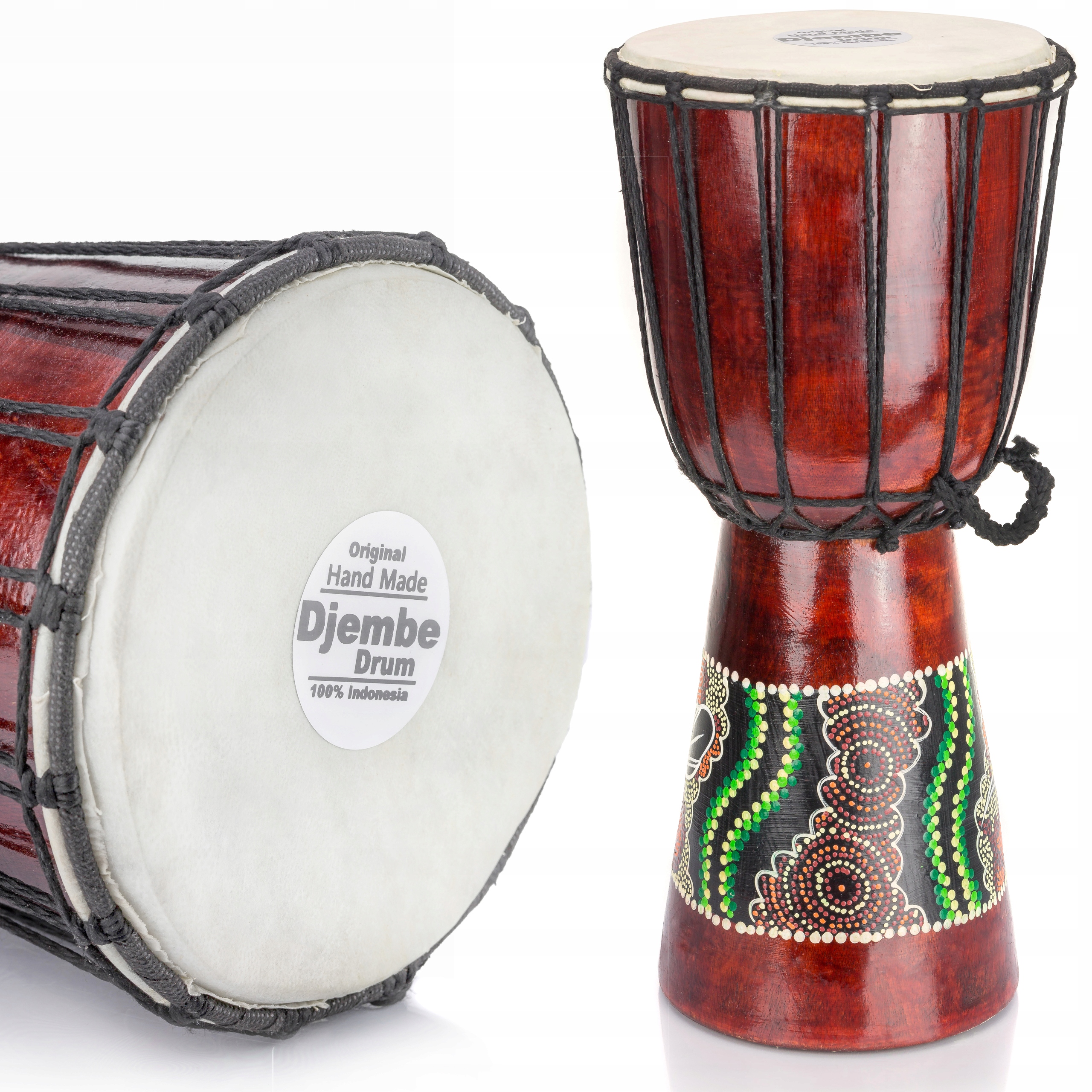BĘBENEK, DJEMBE Malowany WYS. 40cm