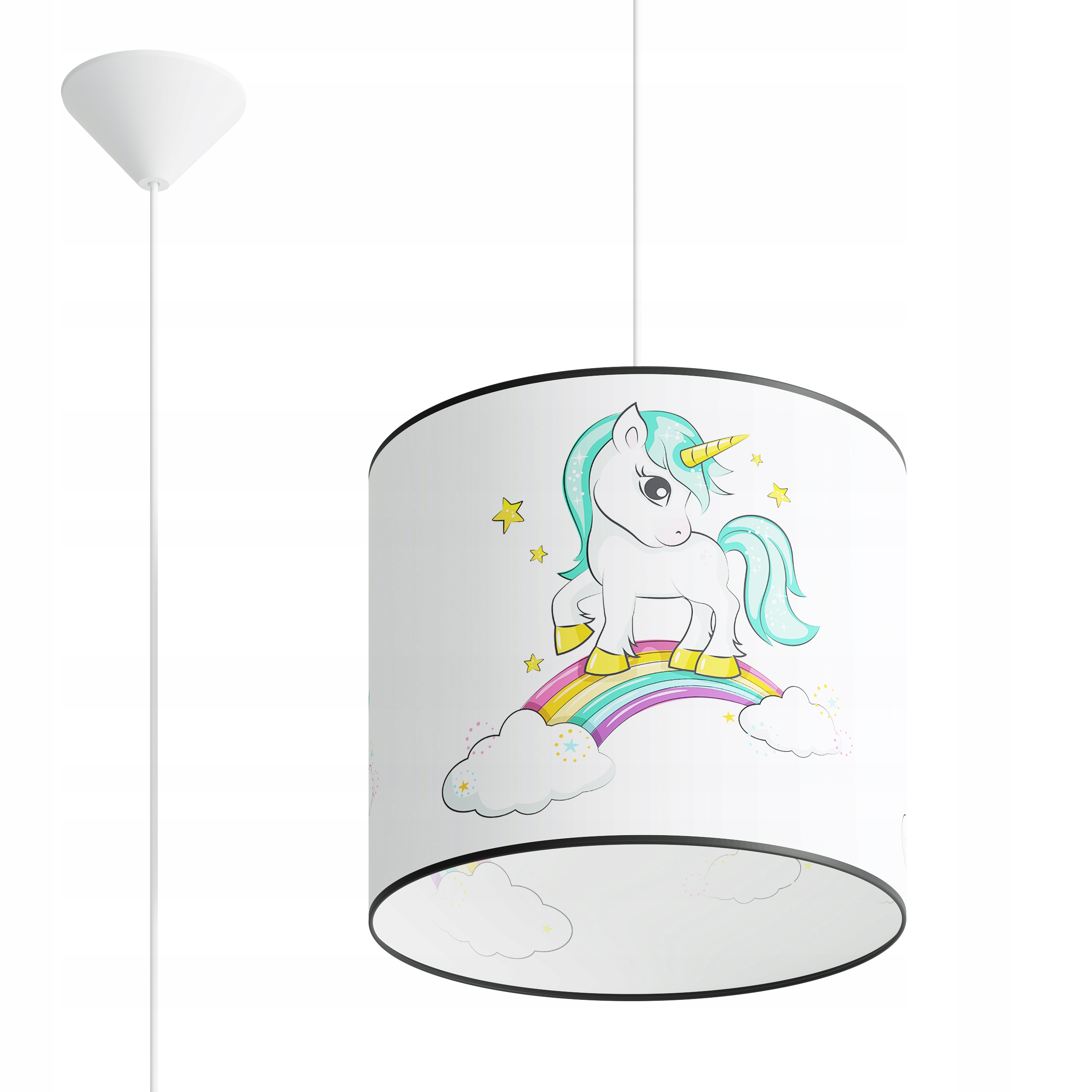 

Lampa wisząca Jednorożec 30 kolorowy dziewczynki