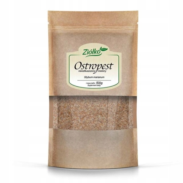 

Ziółko Ostropest mielony nieodtłuszczony 500 g