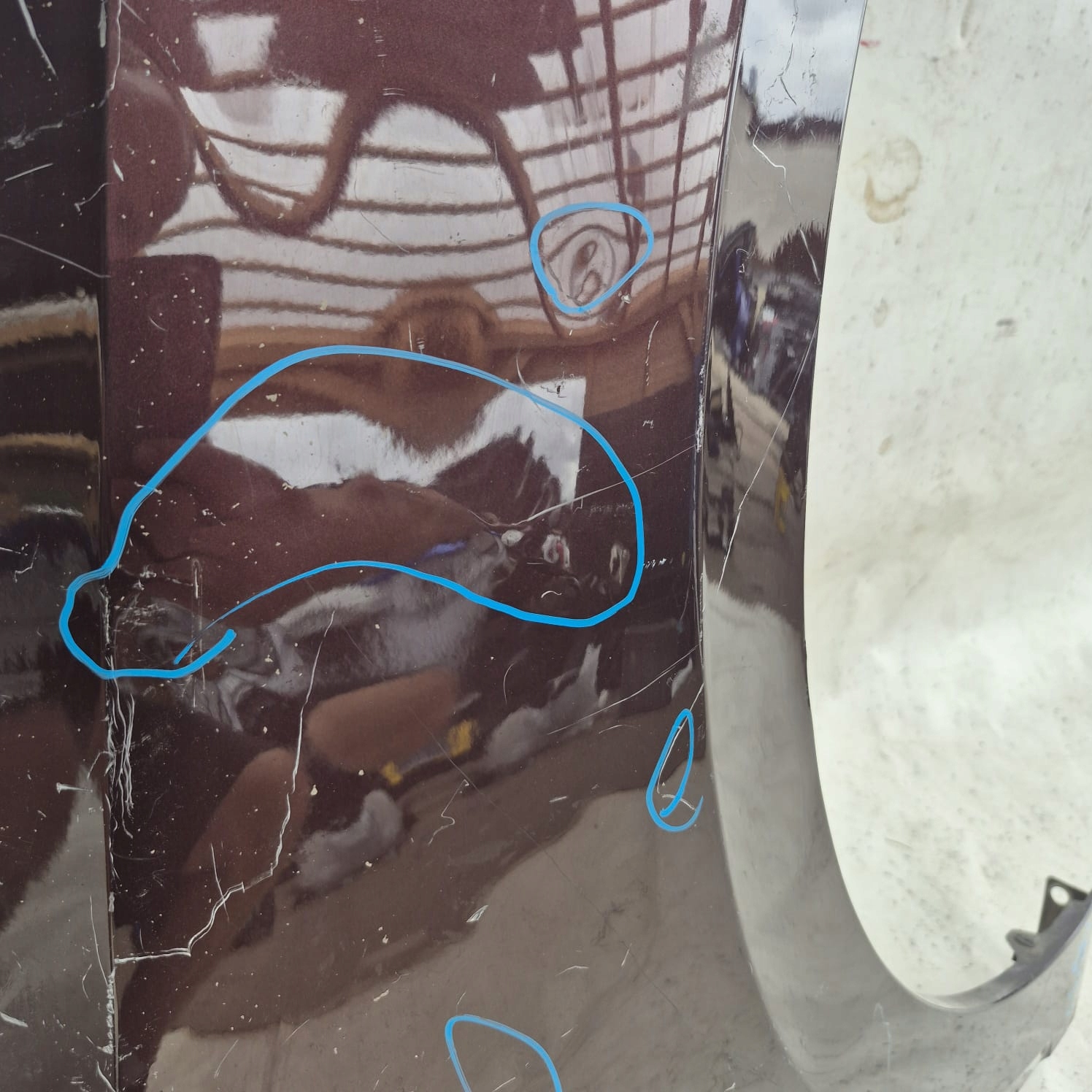 VW TOURAN II 2 15-> fender front front right