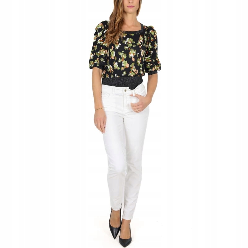 Liu Jo Bílé Velurové Kalhoty S Trubičkami (28/30)