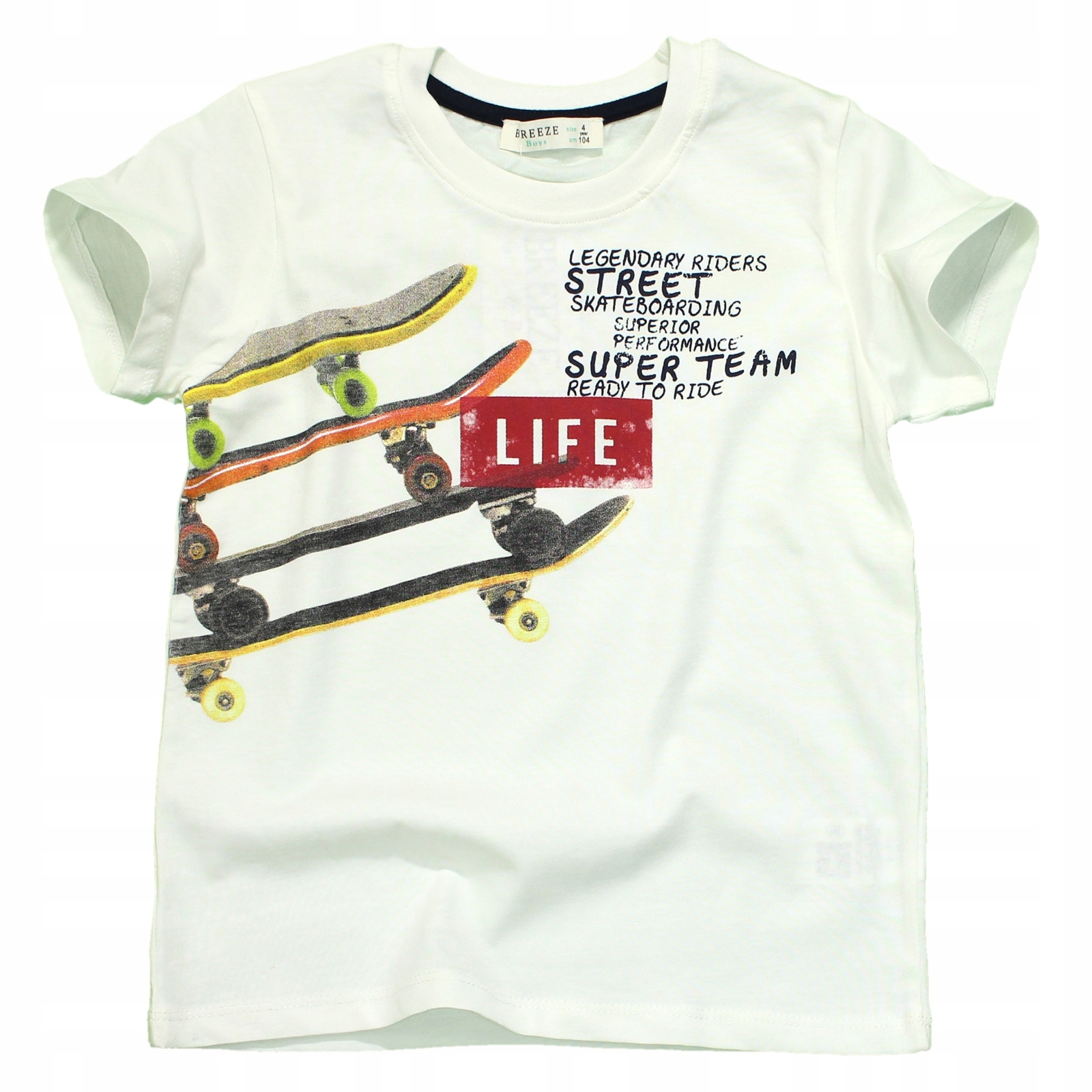 

T-shirt Bluzka Z Nadrukiem Deskorolka Bawełna 110