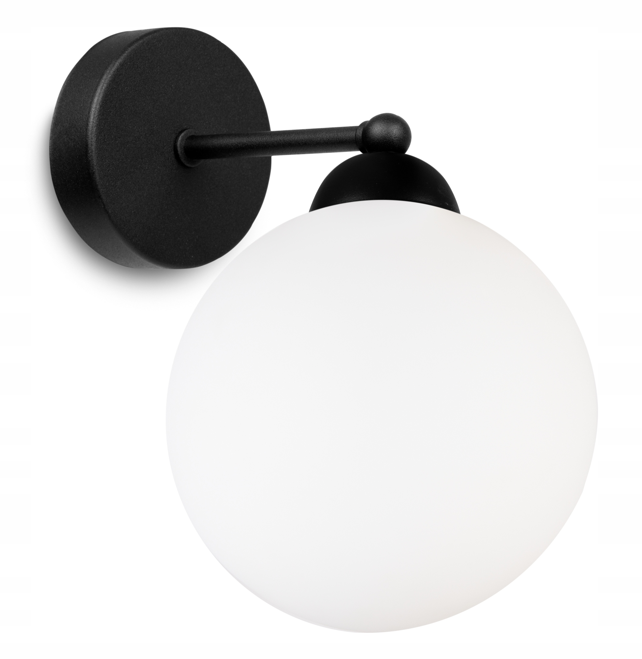 

Lampa Kinkiet Plafon Kula Biała Led