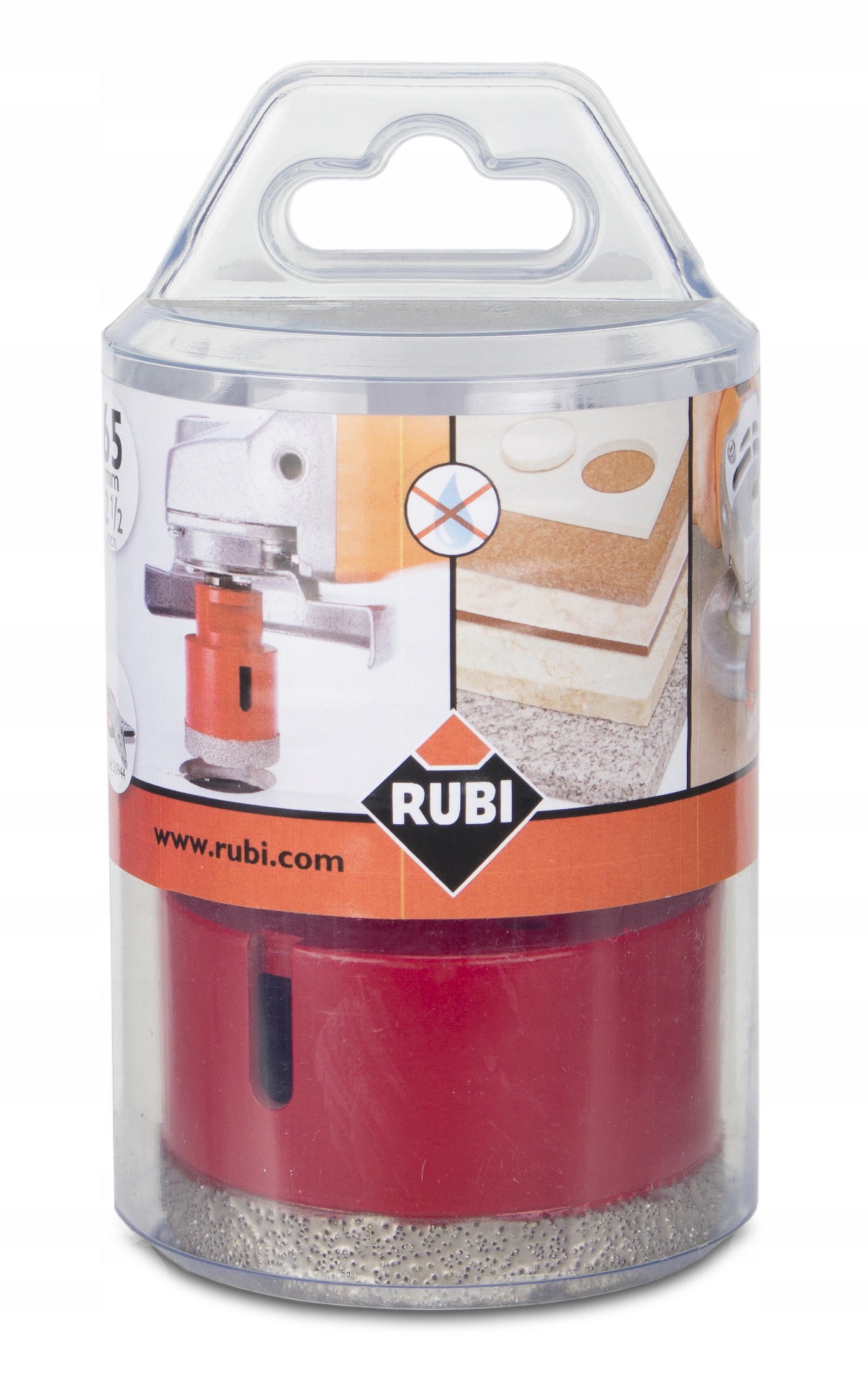 OTWORNICA KORONKA DIAMENTOWA RUBI 65mm GRES M14 KR Marka Rubi