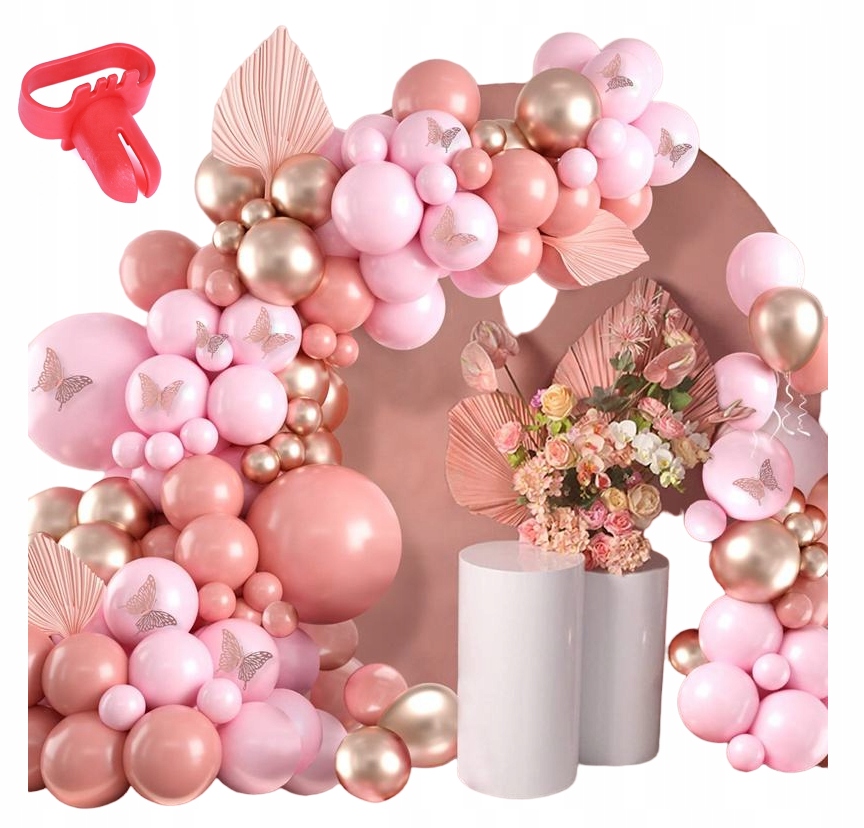 Balónková Girlanda Girlanda Svatební Hostina Svatba Balónky XXL 11 1 Ks Dárek