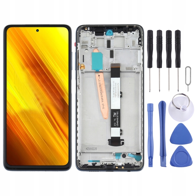 Original LCD Screen for Xiaomi Poco X3 NFC / Poco X3 Digitizer Full Black