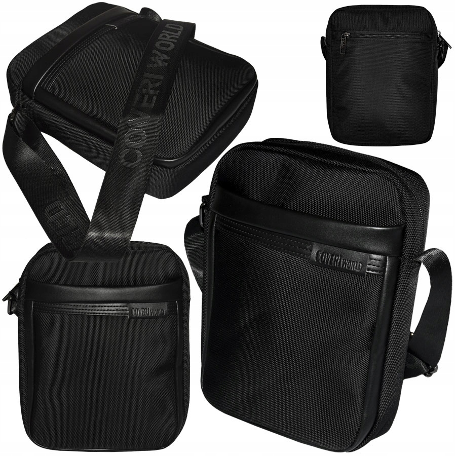 Černá Pánská Taška Přes Rameno Elegantní Černá