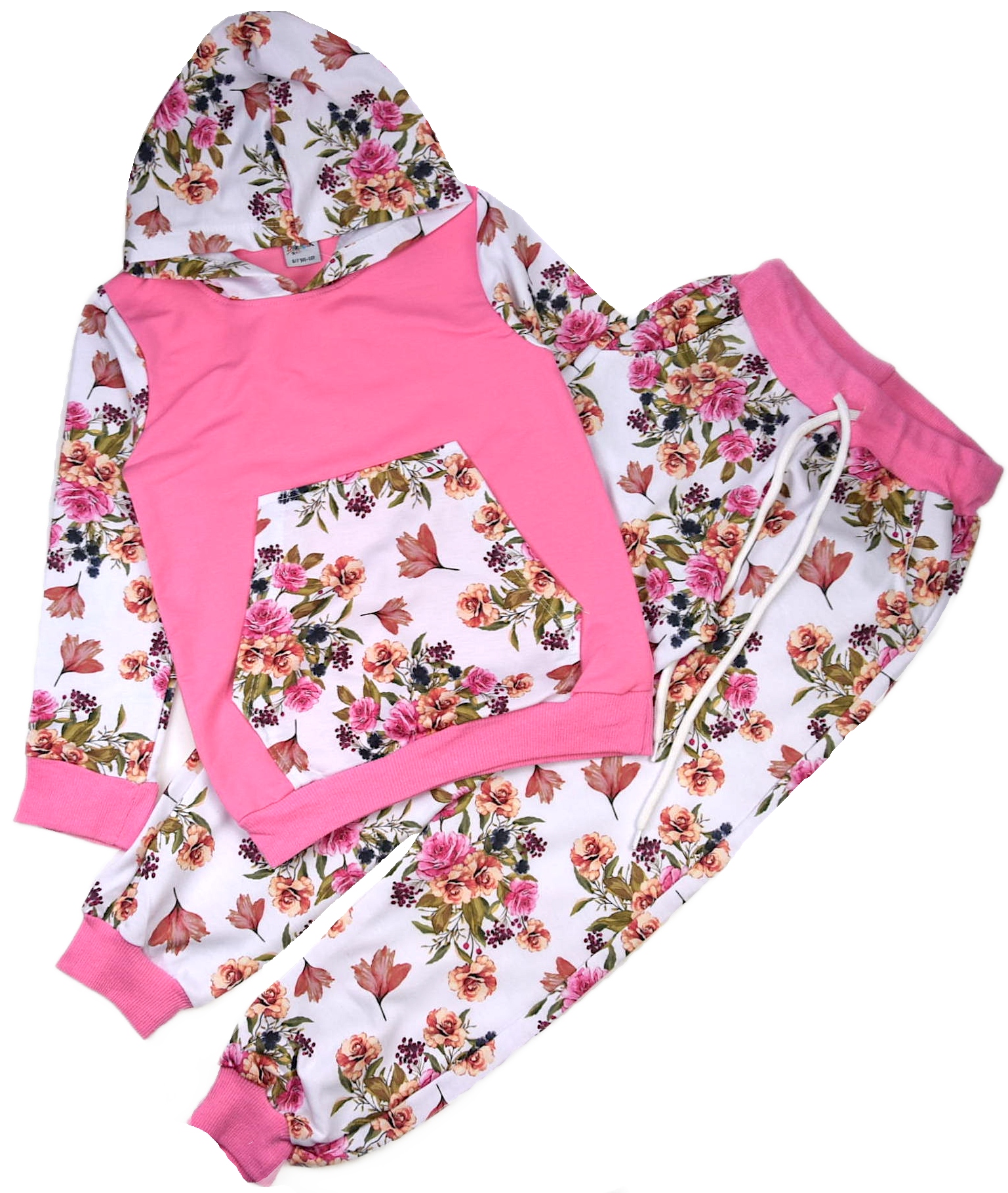 

Dres Komplet Bluza Spodnie Różowy 140