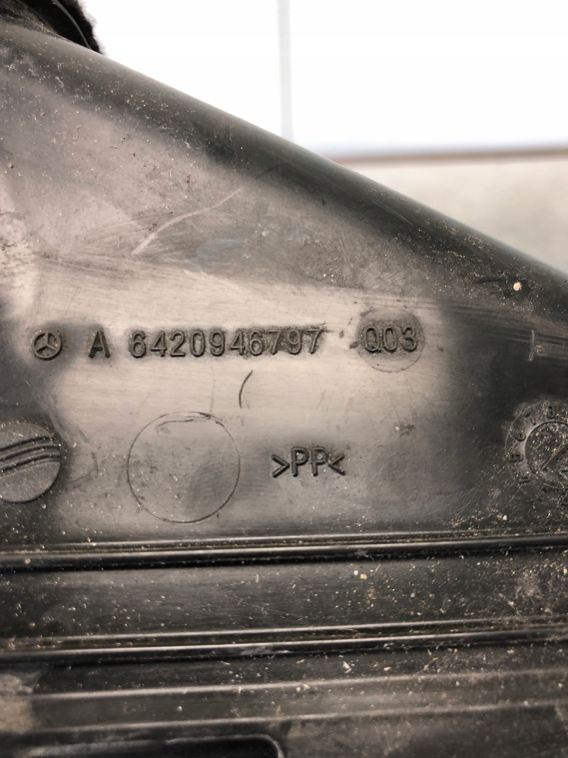 pipe air hose MERCEDES ML A6420946797
