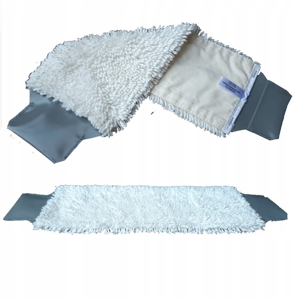 Levně Zapínací vložka z bavlny pro plochý mop Numatic 40 cm s ušima montáže