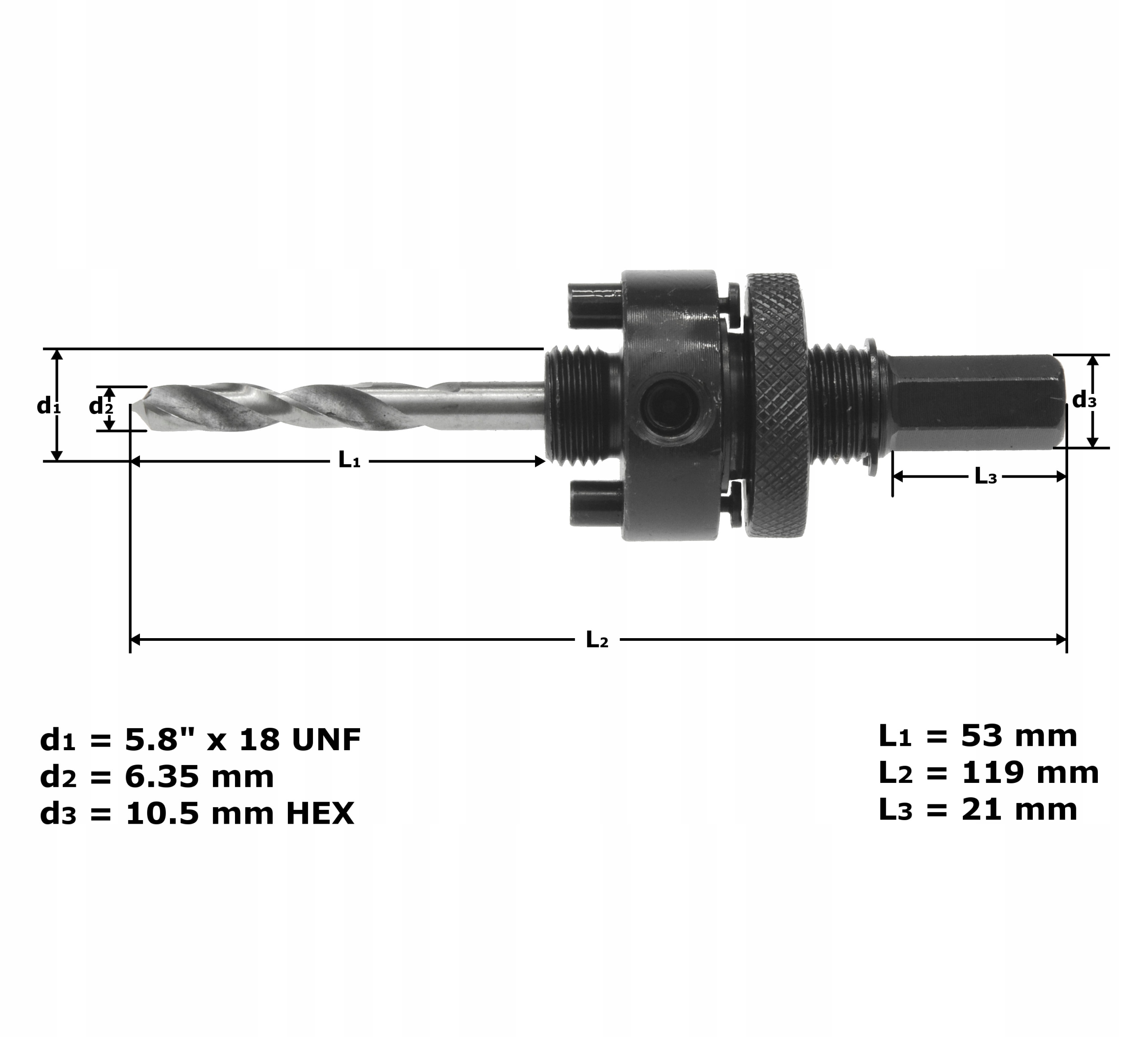 OTWORNICA BI-METALOWA 67 MM + UCHWYT DO OTWORNIC BI-METALOWYCH 32-200 MM Marka Rexxer