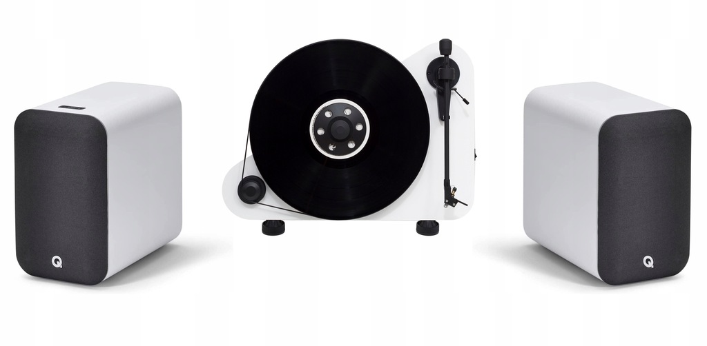 Pro-ject Vt-e Bt +q Acoustics M20 Hd Bílý, Stylový All-in-one Pro Vinyly