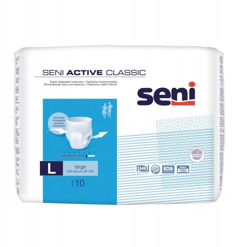 

Seni Active Classic L majtki chłonne 10szt.