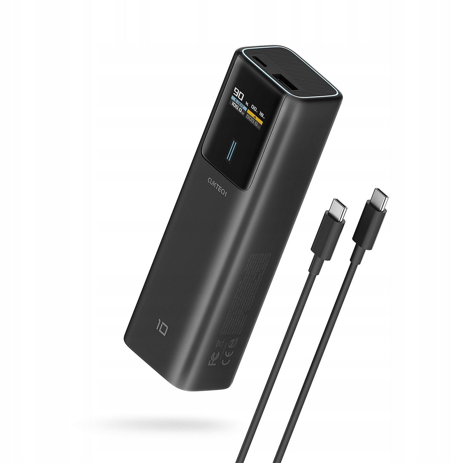 Powerbanka 10000 mAh Usb-c Usb-a 150W černá