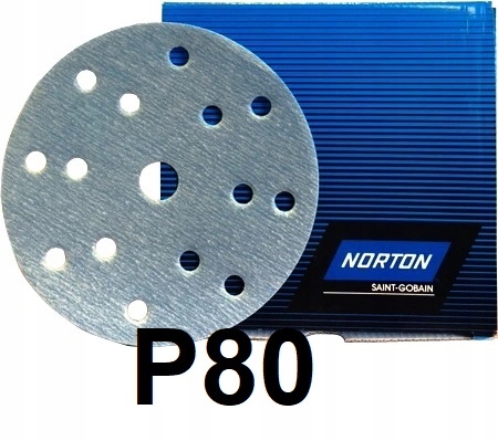Norton Krążek Ścierny A975 Ceramiczny P80 150mm