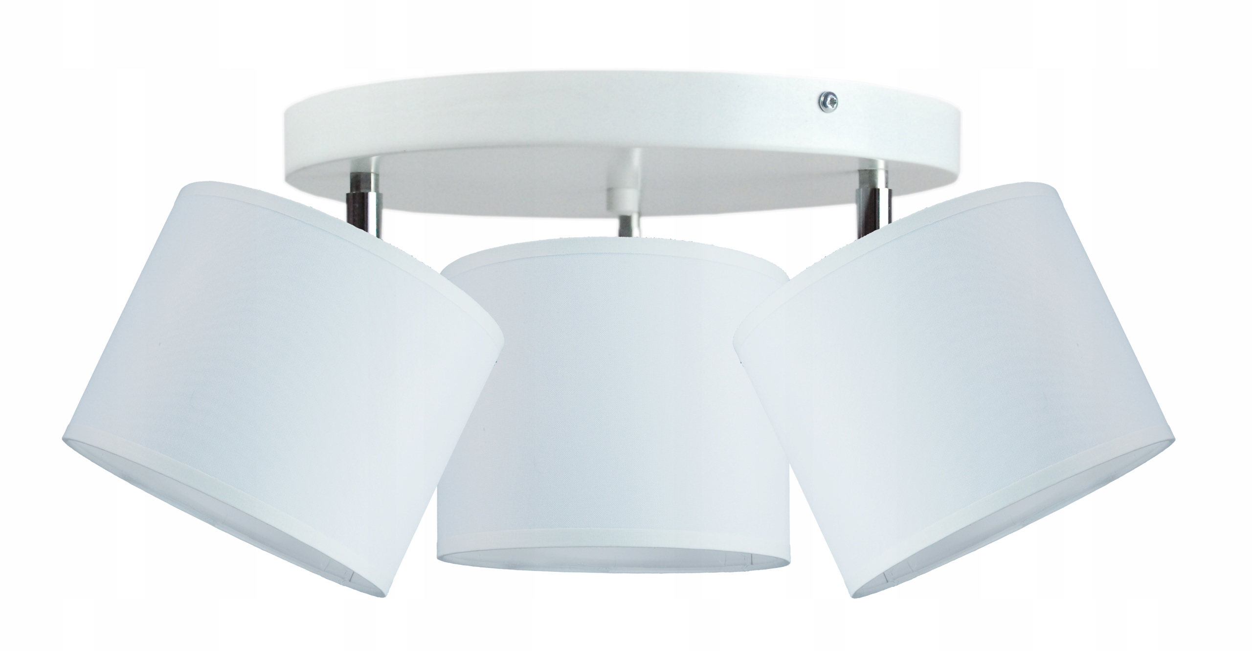 Módní závěsná stropní lampa, moderní lustr, stínidlo 20 cm, bílá Led