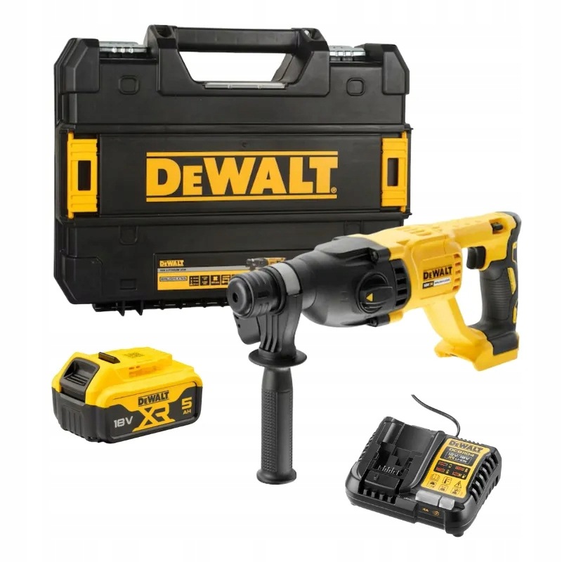 Młotowiertarka akumulatorowa DeWALT DCH133P1T 18V Xr 1x5Ah 2,6J Sds+