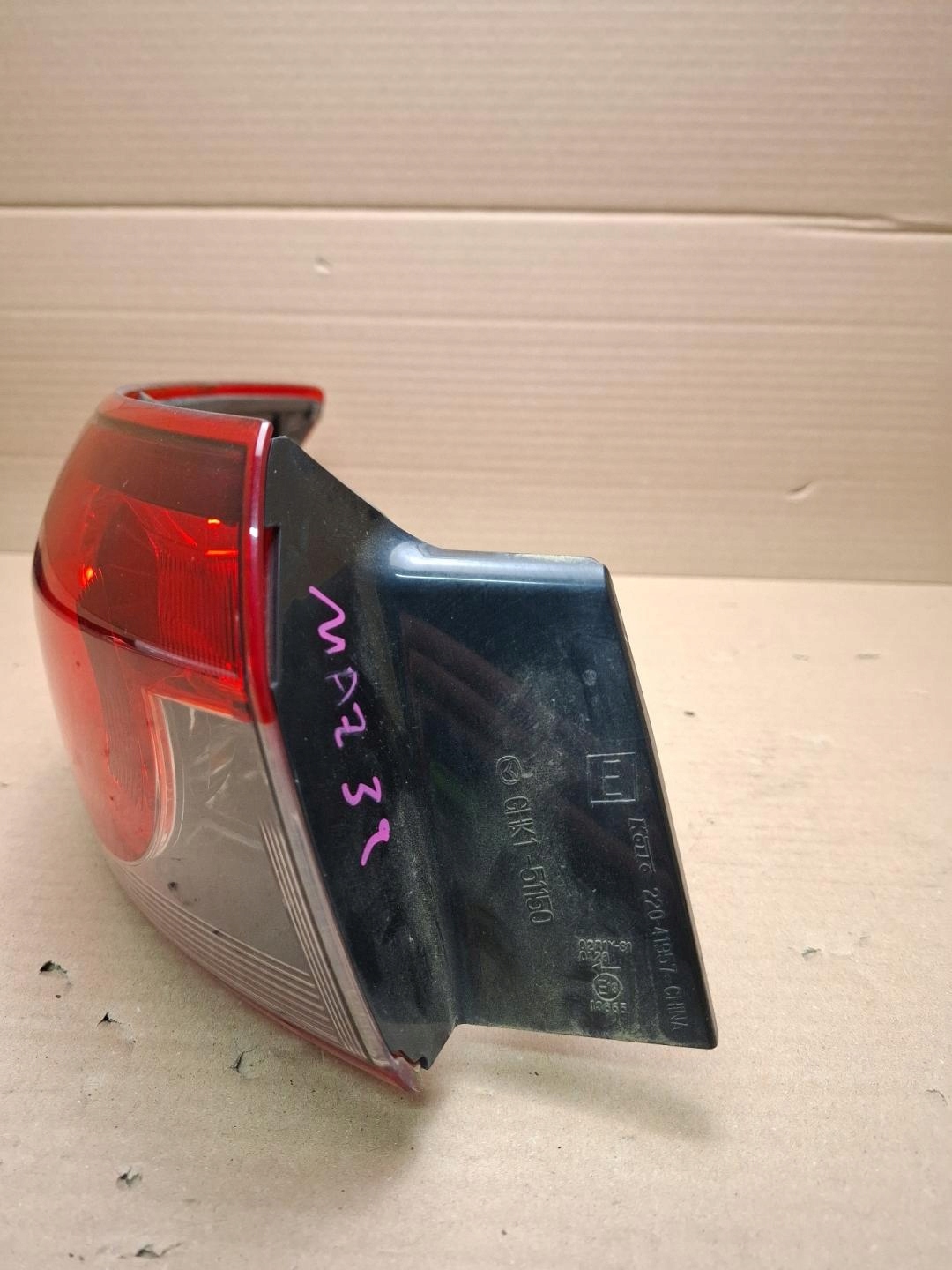 light rear left side Mazda 6 3 2014 CHK1-51150