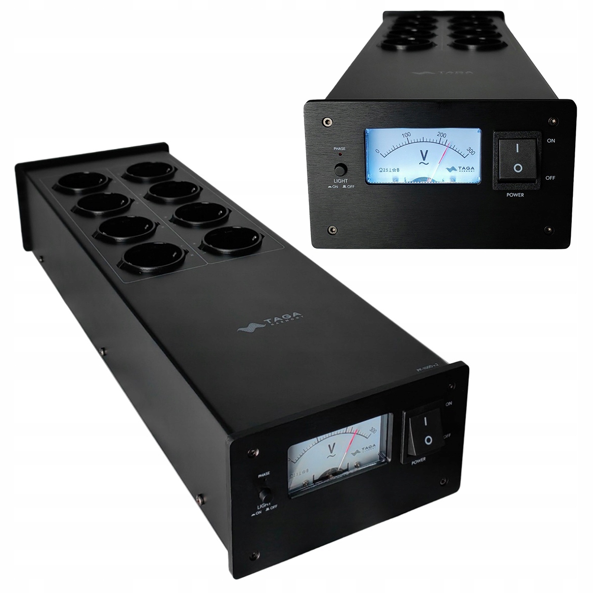 Taga Harmony PF-1000 v.2 Verzia 2025 Filter Napájania Indikátor Napätia