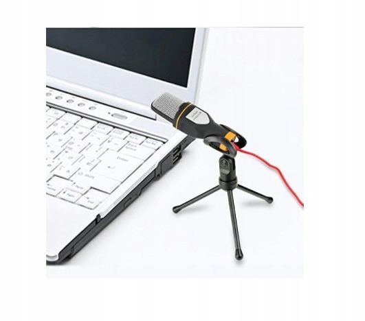 MIKROFON POJEMNOŚCIOWY STUDYJNY STATYW PODCASTU Stan opakowania oryginalne