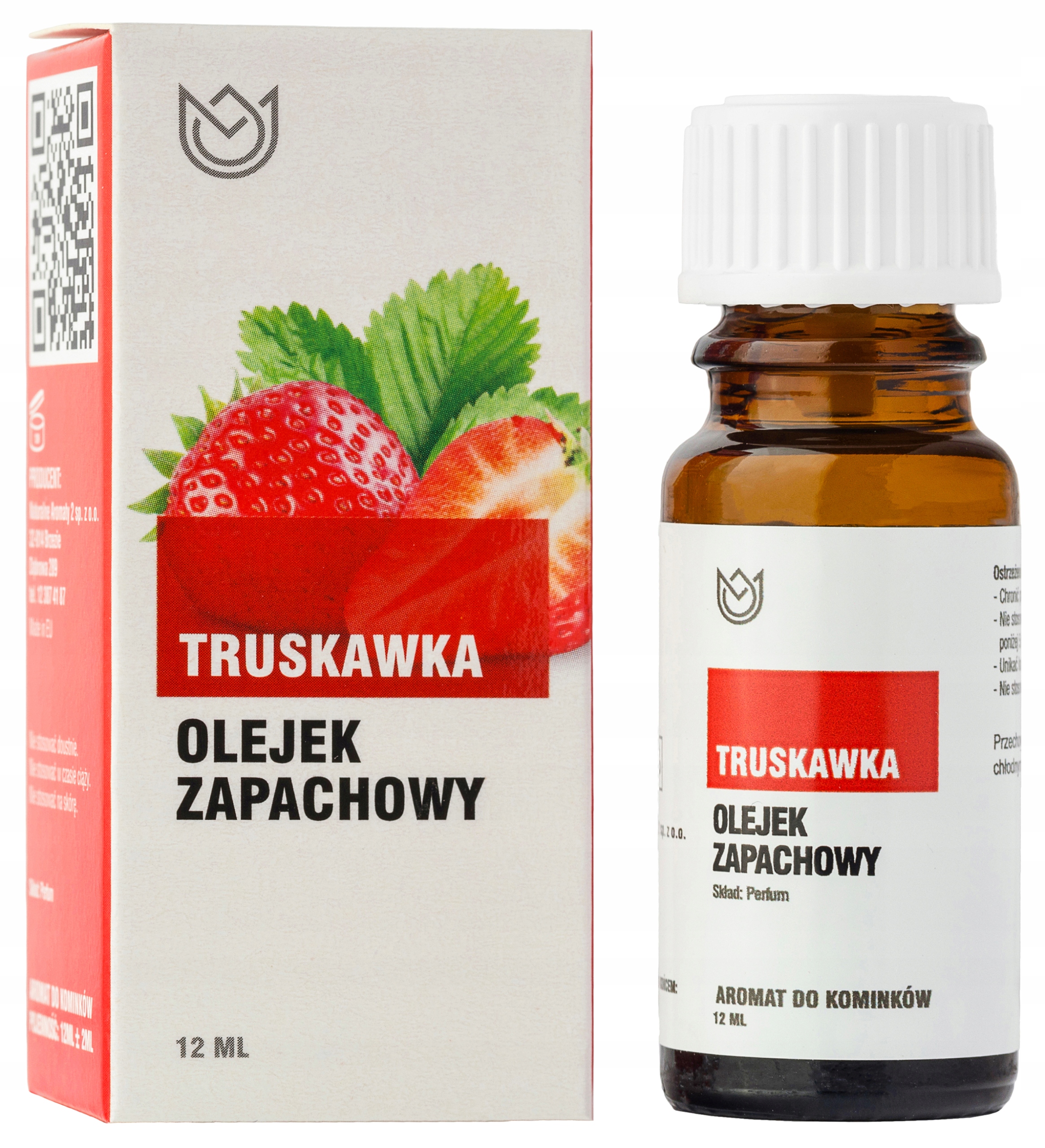 

Truskawka Olejek Zapachowy 12 ml, Truskawkowy