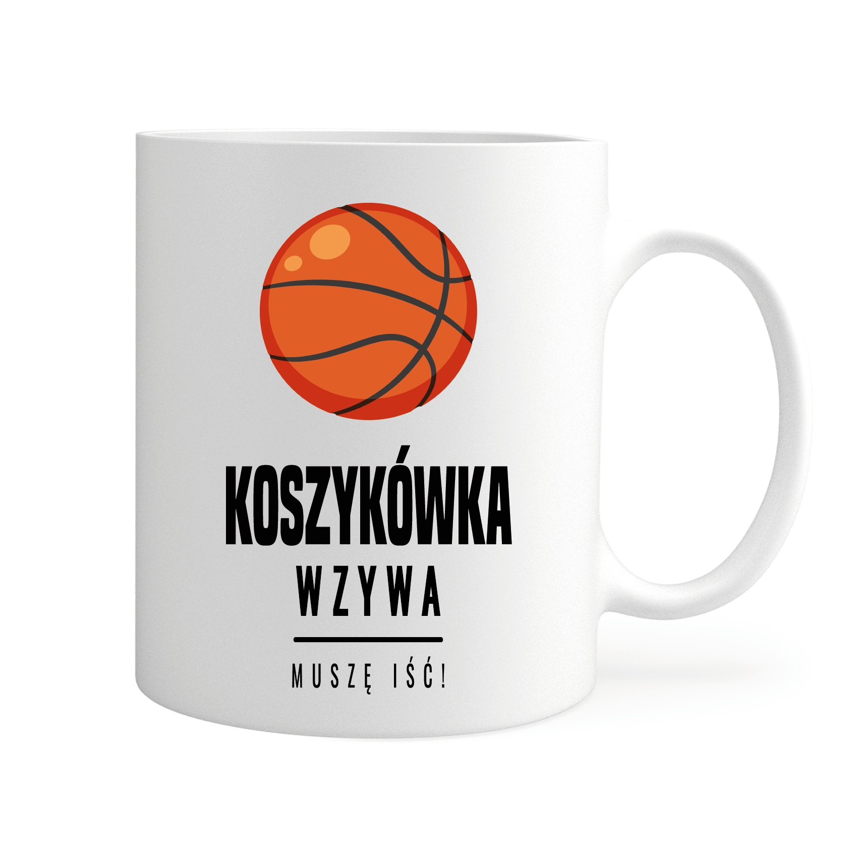 

Kubek Koszykówka Wzywa Muszę Iść Hobby