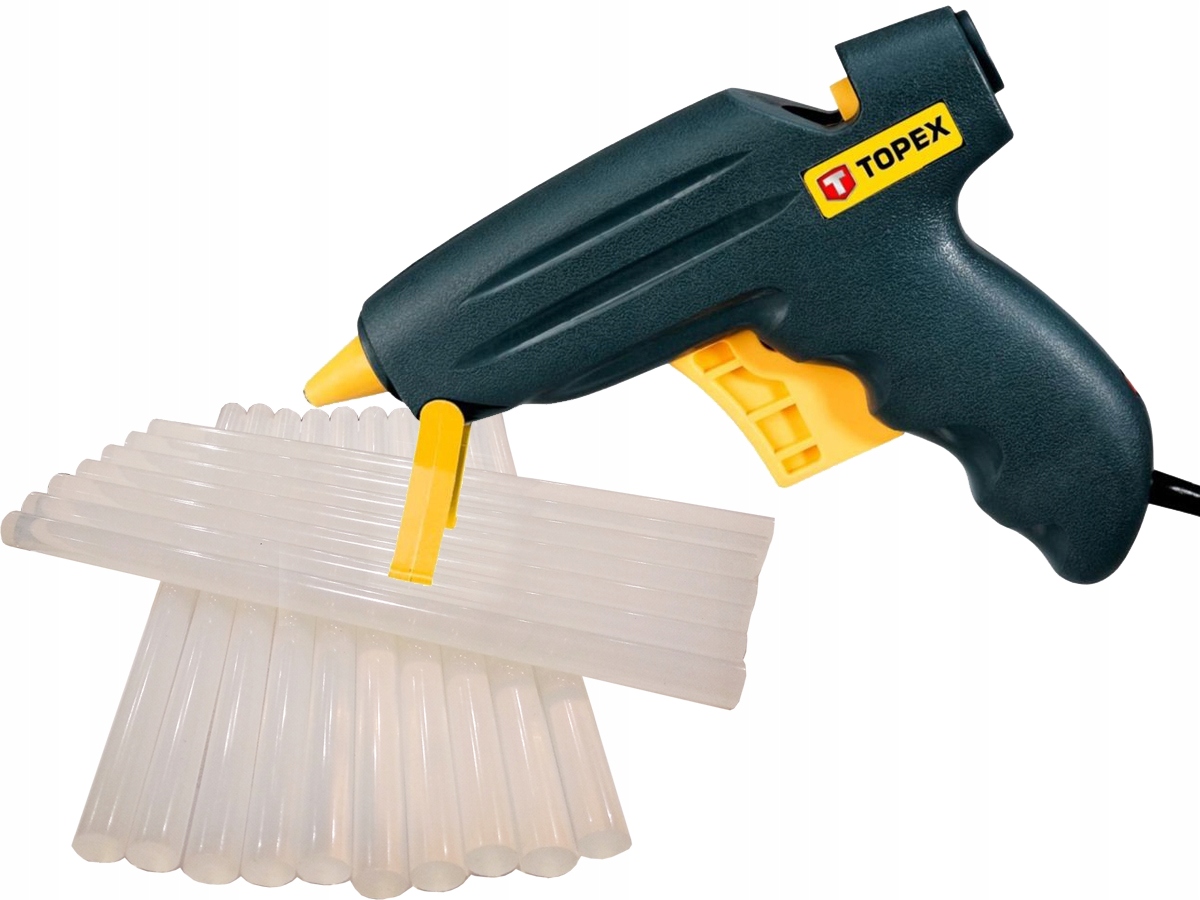 PISTOLET DO KLEJENIA KLEJU NA GORĄCO 200W WKŁADY 42E521