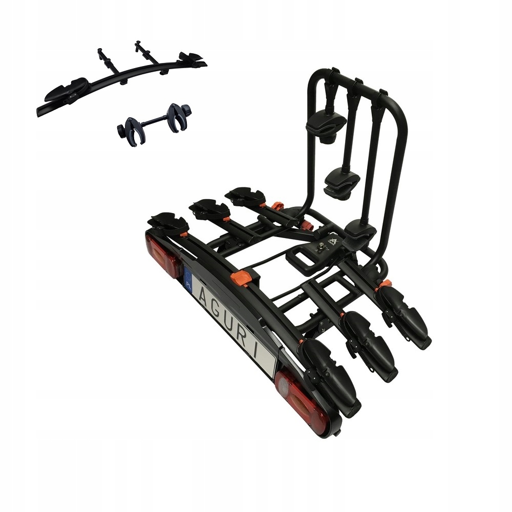 Bagaznik uchwyt rowerowy na hak 4 ROWERY UCHYLANY