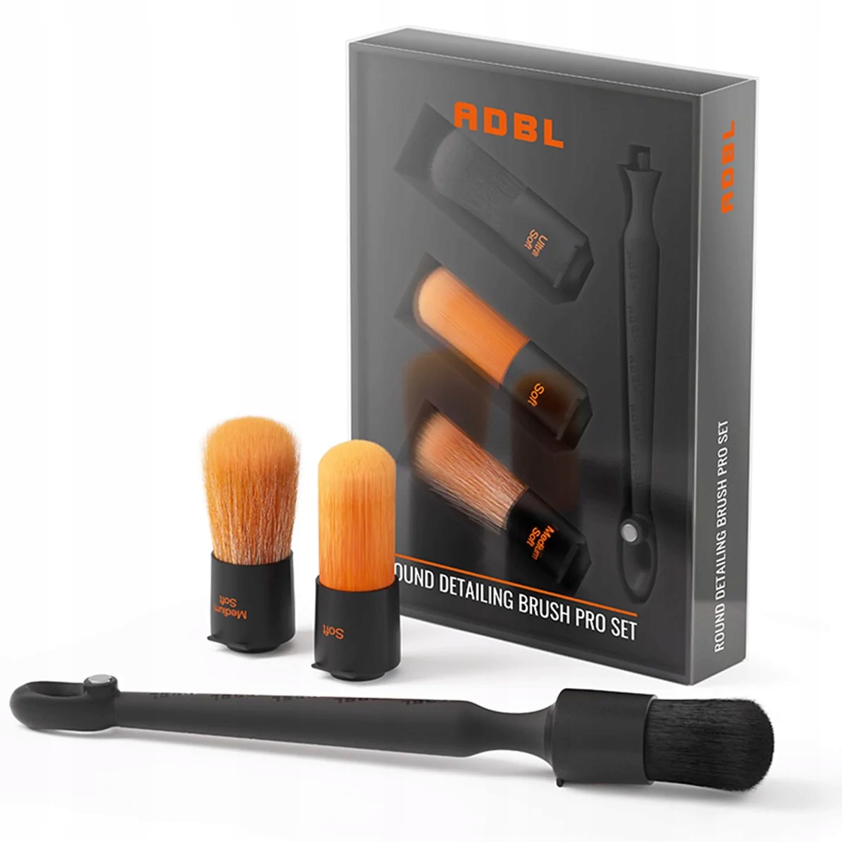 

Adbl Round Detailing Brush Pro Set zestaw pędzli