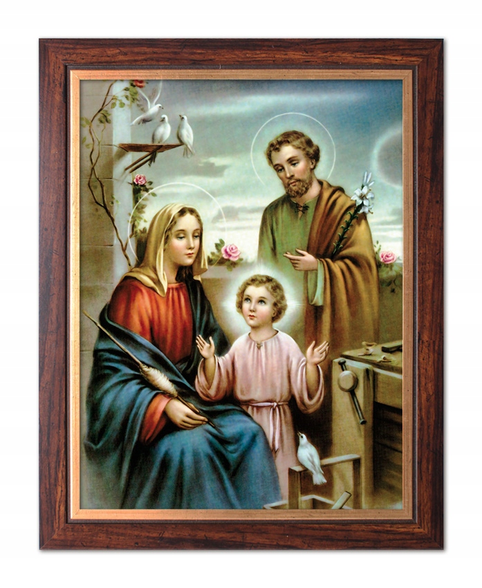 

Obraz W Ramie 50x70 Święta Rodzina (róże)