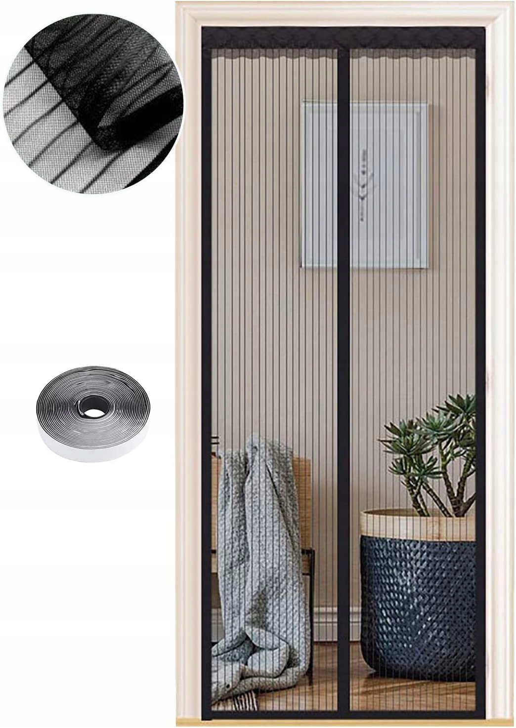 

Moskitiera/ siatka na drzwi 100x220cm