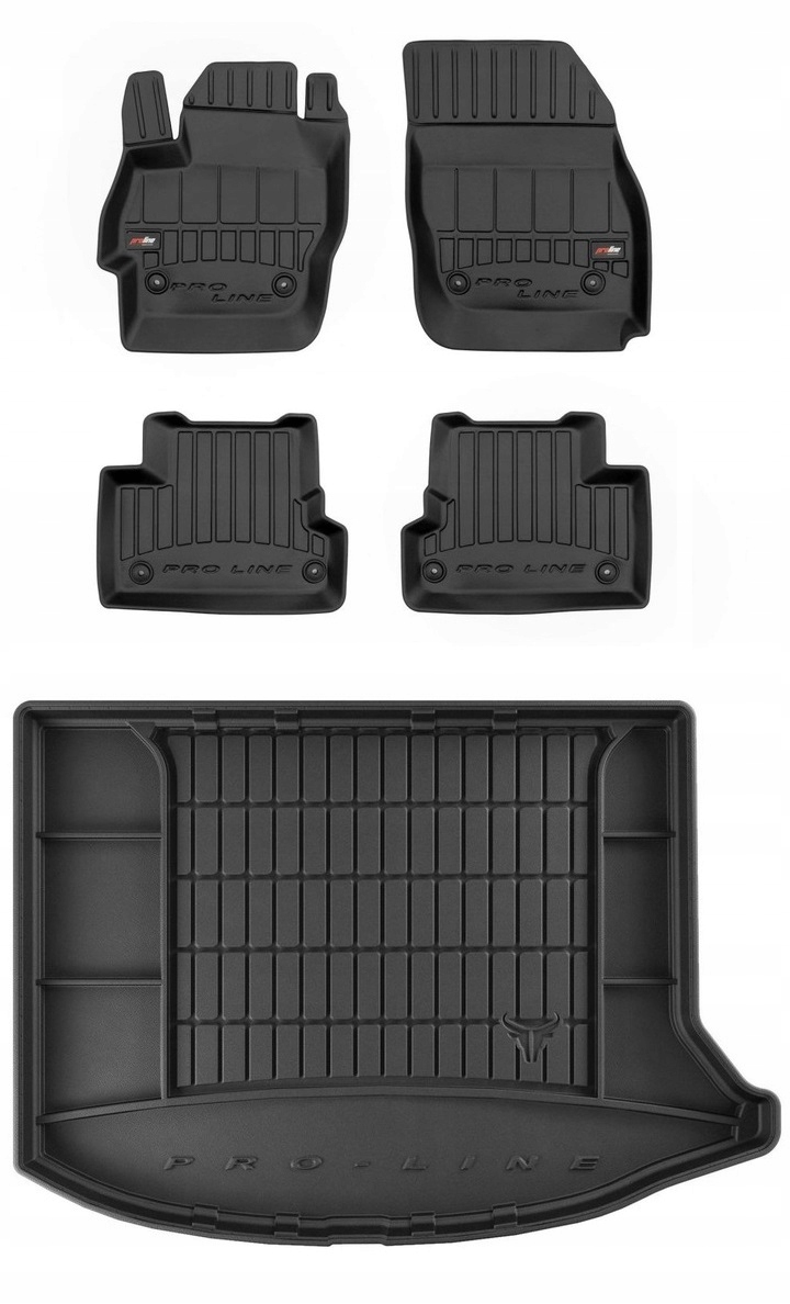 Sada 3D gumových koberců Mazda 3 2 Hb 2008-2013