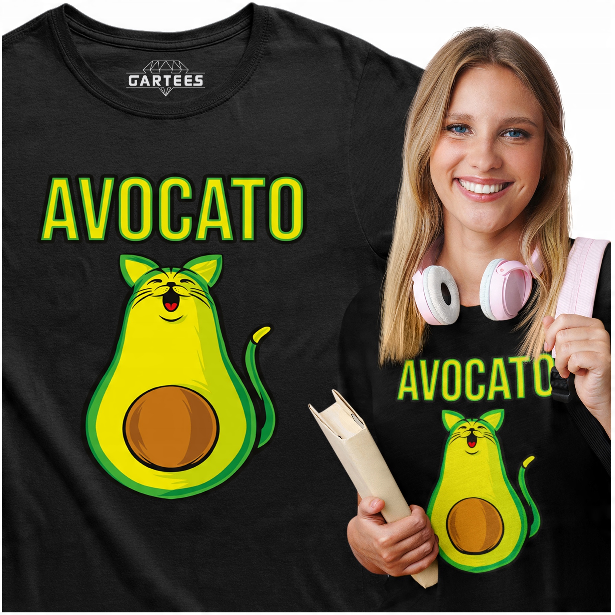 

T-shirt Lady Super Prezent Urodziny Kotek Avocato