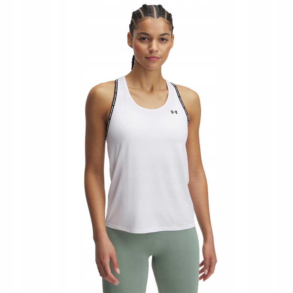 Tričko Bez Rukávů Tech Volné Dámské Bílé Under Armour Tričko